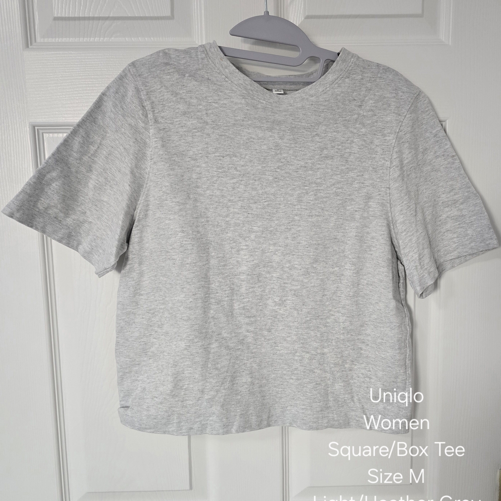 Uniqlo Heather Gray Cotton Tee